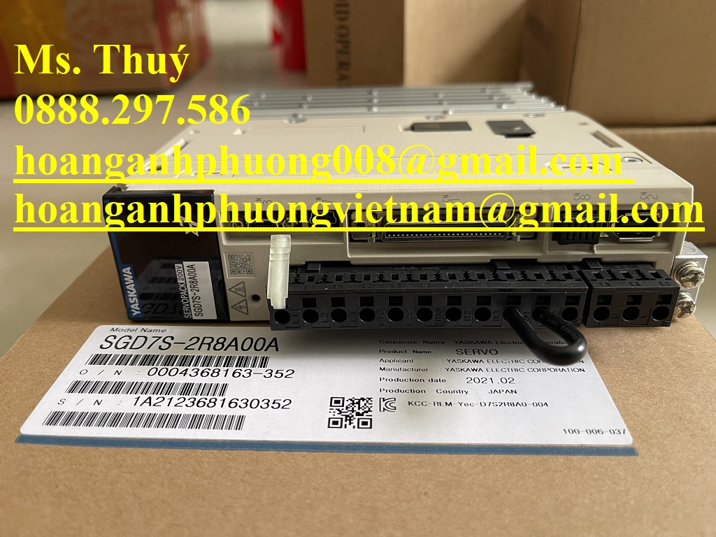 Servo Drive Yaskawa SGD7S-2R8A00A - Chính Hãng - New 100%